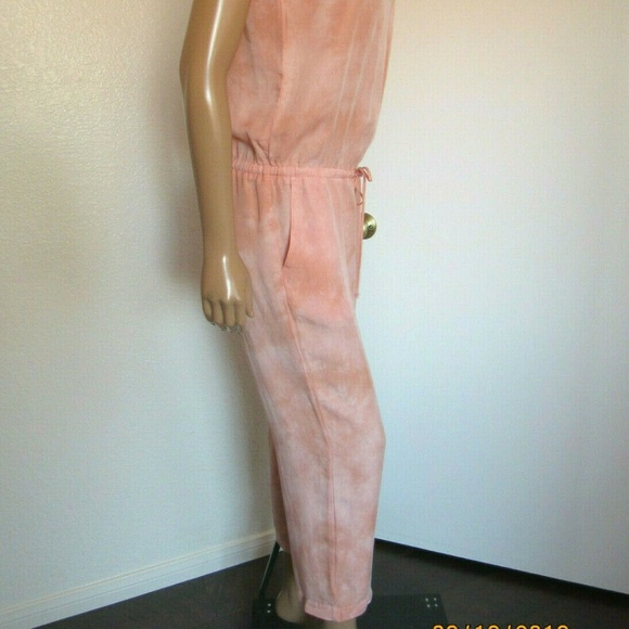 Pink Tie Dye Cloth & Stone Tencel Jumpsuit (NWT) - Picture 3 of 7